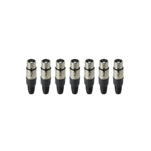 Five Color 3-Pin XLR Plug Female XLR Shell Silver Nickel <strong>Contacts</strong> Alloy Material for Audio Video Power Applications 5m <strong>Contact</strong> - Product Image 2