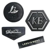 Custom Leather Patch Labels with Metal Leather Patches