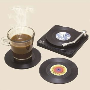 Sous-verre en vinyle de 5 cm, style rétro, isolant thermique et antidérapant - Product Image 3