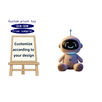 Fabrik preis Benutzer definierte Gefüllte Plüsch Weiche Roboter Figur Kinder Plüsch puppe Entwerfen Sie Ihre eigenen Plüschtiere AI Interactive Toys