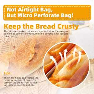 <span class=keywords><strong>Bolsas</strong></span> <span class=keywords><strong>de</strong></span> Polietileno Transparente <span class=keywords><strong>para</strong></span> Pan, 45.7x61cm, 19 micras, Reutilizables, <span class=keywords><strong>para</strong></span> Empacar Pan <span class=keywords><strong>de</strong></span> Panadería, <span class=keywords><strong>Bolsas</strong></span> <span class=keywords><strong>para</strong></span> Guardar Pan Casero - Product Image 5