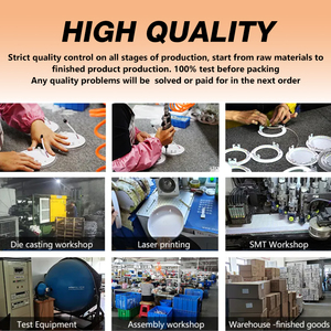 Thương mại chiếu sáng trong nhà màu sắc đôi 3 + 3W 6 + 3W 12 + 4W 18 + 6W SMD Vòng RGB Slim Trần LED bảng điều chỉnh ánh sáng - Product Image 6