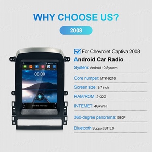 Autoradio de navigation de style Tesla, lecteur DVD vidéo GPS avec écran tactile pour Chevrolet Captiva 2008-2012 - Product Image 6