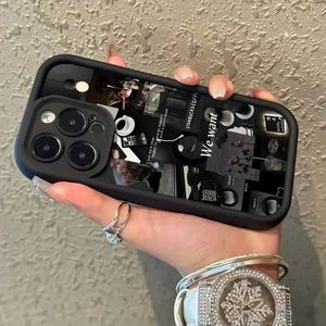 Coque Arrière de Téléphone Antichoc à Rayures Contrastées « <span class=keywords><strong>Fragments</strong></span> of Life » pour iPhone 17 Air 15 16 Pro Max 11 12 13 14 Plus XR Max - Product Image 3