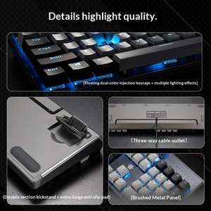 Teclado Mecánico con Cable HEXGEARS GK715, Switches Kailh, Panel de Aleación, 1000Hz, Anti-Ghosting, para Juegos y Oficina, 104 Teclas, Compatible con <span class=keywords><strong>Windows</strong></span> - Product Image 5