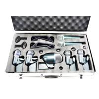 Kit de microphones de batterie portables professionnels BETADMK7 7 pièces avec connecteur XLR, légers et portables pour amplificateur de basse, toms et caisse claire
