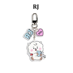 Portachiavi in acrilico personalizzato con stampa fronte-retro di personaggi <span class=keywords><strong>anime</strong></span> <span class=keywords><strong>kawaii</strong></span> BT21 BTS, portachiavi coreano per borsa o auto, per fan. - Product Image 2