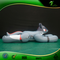 Flotteur de piscine gonflable en forme d'écureuil Hongyi Jouet gonflable Animal Matelas pneumatique Figure gonflable