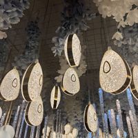 Hochzeitsbühne Hotel Deckenornamente Requisiten 10-Köpfige Leuchtende Dekorative Lichter Technologie Großhandel Hochzeit Tanzflächen-Beleuchtung