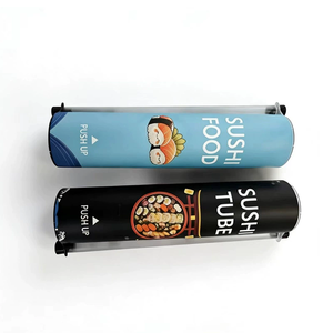 Tubo di Carta Ecologico Personalizzato per Imballaggio Alimentare, Design Stampato su Misura per Sushi - Product Image 5