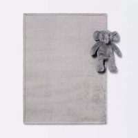 Jouets en peluche multifonctionnels populaires personnalisés vente en gros couvertures d'éléphants articles polyvalents pour les bébés à dormir