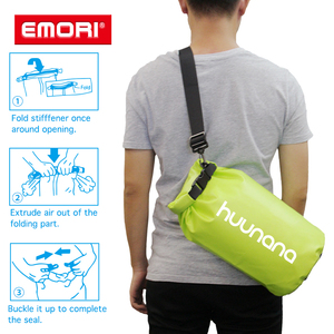 Mochila impermeable flotante y bolsa seca 1.5L-80L 500D Material de PVC a prueba de polvo/arena Pesca colorida Uso al aire libre - Product Image 3