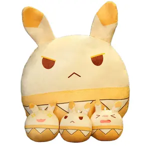 Venta al por mayor personalizado caliente genshin impacto Klee ganyu keqing bomba corta de peluche suave juego almohada juguete muñeca Cosplay regalos