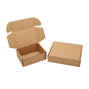 Custom logo Brown Kraft <b>Paper</b> Mailer Box folding gift box for packaging - Product Image 4