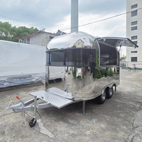 Nouvelle conception de kiosque à café mobile, camion de restauration rapide, fabricants de camions de nourriture