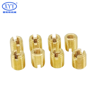 Tuerca métrica personalizable de acero al carbono con cierre de inserción autorroscante modelo <span class=keywords><strong>M6</strong></span>, incluye tornillo de aluminio Chapado en zinc, latón inoxidable - Product Image 4