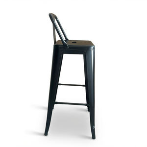 Ensemble <span class=keywords><strong>de</strong></span> <span class=keywords><strong>4</strong></span> tabourets <span class=keywords><strong>de</strong></span> <span class=keywords><strong>bar</strong></span> en fer bon marché, modernes, pour cuisine commerciale, coin petit-déjeuner, café, meubles d'intérieur et d'extérieur - Product Image 2