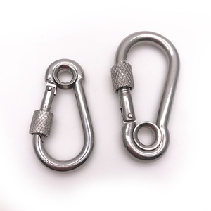 BT-2450S Thép Không Gỉ 304 Leo Núi Carabiner Với Vít Và Mắt <span class=keywords><strong>Snap</strong></span> <span class=keywords><strong>Hook</strong></span> Bó Với Caribiners - Product Image 3