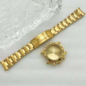 Boîtier de montre multifonction en acier inoxydable noir, or rose et argent, 39 mm, avec verre saphir, pièces en céramique, <span class=keywords><strong>cadran</strong></span> de 29,5 mm, mouvement VK63A - Product Image 1
