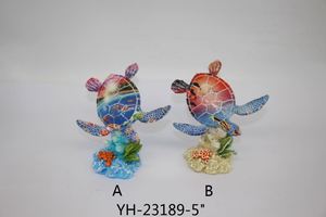 คอลเลกชันรูปปั้นเต่ารูปตัวอักษรในธีมทะเลมีหลากหลายสไตล์ - Product Image 4