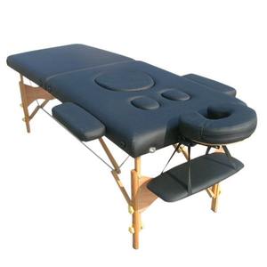 Lit de physiothérapie portable Kanglu, lit de beauté pliable en bois pour la salle de sport, appareil de soins de santé avec fonction de pliage mécanique - Product Image 3