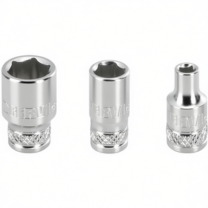 Fervi Hexagon <b>Socket</b> Wrench Normal Series 6mm 8mm 10mm Chrome Vanadium Steel - Product Image 2