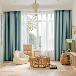 Cortinas de casa más vendidas de América, cortinas blancas <span class=keywords><strong>con</strong></span> ganchos para cortinas - Product Image 6