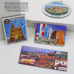Fabbricazione personalizzata stampata fustellatura Souvenir turismo lamina d'argento magnete <span class=keywords><strong>per</strong></span> frigorifero 3d lamina d'argento magnete logo personalizzato Fai da te - Product Image 5