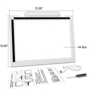 Hot Selling High Quality 3 Dimming Adjustable A4 LED Light Pad LED  Drawing Board Tracing Pad for Kids and Students - China A4 LED Light Pad, LED  Drawing Board