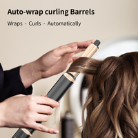 Ensemble de coiffage de cheveux à air enveloppant ionique négatif 8 en 1, 110000 tr/min, sèche-cheveux à haute vitesse, brosse à cheveux, écran LCD, moteur sans balais
