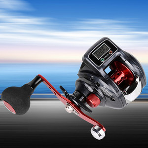 Moulinet de pêche au lancer d'appâts avec compteur de ligne, roulement 9 + 1, moulinet de pêche au lancer d'appâts avec affichage numérique, 6.3:1 - Product Image 5