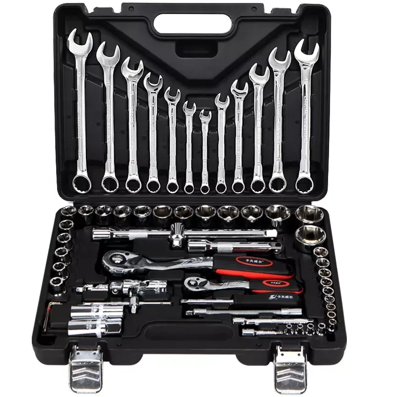 KAFUWELL SS3389A 61pcs CRV Material Mechanic Tool Auto Repair Hand Tools Set