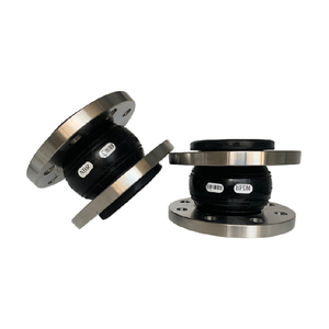 Compensateur DN450 DN100 Connecteur à bille EPDM à bride simple <span class=keywords><strong>Soufflet</strong></span> sphérique flexible Joint d'expansion Junta De Goma Joint en caoutchouc - Product Image 2
