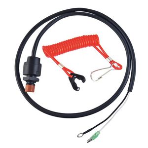 Cordon de secours pour interrupteur d'arrêt d'urgence du moteur hors-bord Yamaha 66T-82575-01 pour remplacement et réparation - Product Image 3