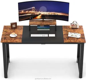 47 inç endüstriyel tarzı tasarım bilgisayar masası ile karışık renkli masaüstü hareketli küçük masa