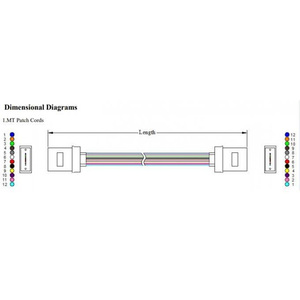 Dây Nối Sợi Quang 8 Lõi 12 Lõi <span class=keywords><strong>MT</strong></span> UPC Tốc Độ Truyền 40G Độ Chính Xác Cao Dây Nối Sợi Quang Cho Nam Nữ - Product Image 4