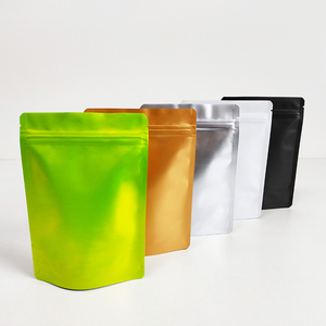 Gói màu đen mờ có thể khóa lại đứng lên túi nhôm lá bao bì khóa zip túi doypack Mylar lưu trữ túi thực phẩm - Product Image 1