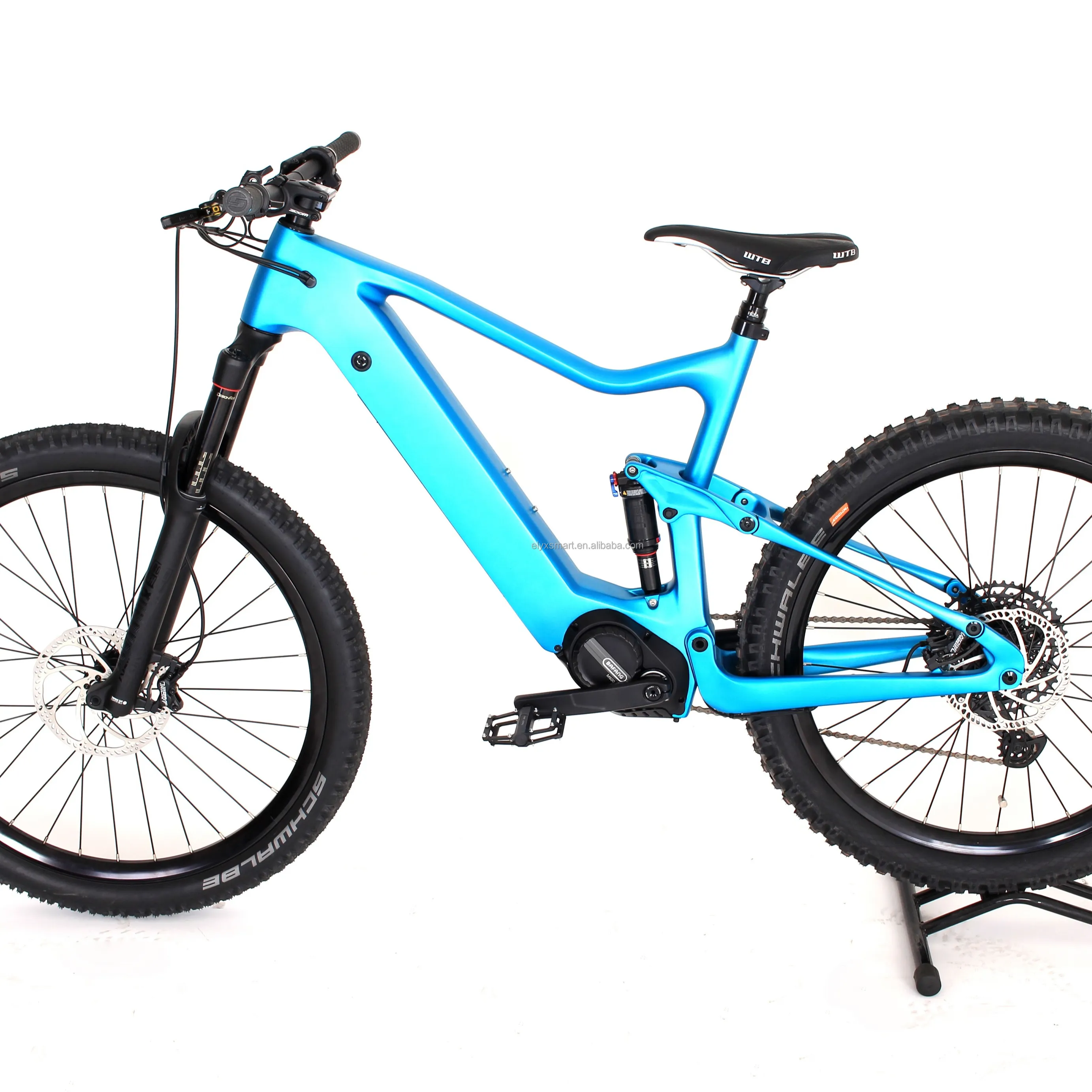 E Mountain Bike fabbrica all'ingrosso telaio in carbonio sospensione completa 29er Off Road bicicletta M600 Motor Mid Motor Downhill Ebike