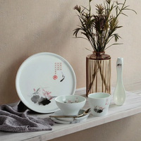Table en mélamine, livraison gratuite en chine, design OEM, vaisselle privée