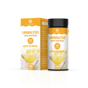 Système d'analyse d'urine URS-1K, bandelettes de test de cétone pour usage domestique, surveillance du régime cétogène - Product Image 1
