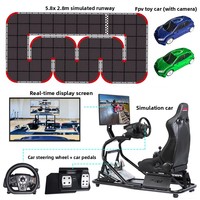 Voiture télécommandée RC tout-terrain professionnelle avec équipement VR, caméra HD, simulation de course FPV et conduite en sandbox