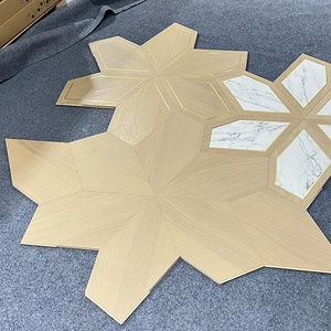 Suelo de <span class=keywords><strong>Madera</strong></span> de Parqué de <span class=keywords><strong>Madera</strong></span> Maciza Certificada China de Estilo Europeo Personalizado, Suelo de <span class=keywords><strong>Madera</strong></span> de Hoja - Product Image 5