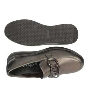 Cinzia <b>Soft</b> Women's Moccasin Brown Leather Loafers Platform <b>Shoes</b> - Product Image 6