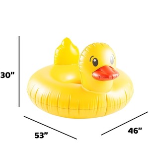 Luxury Duck <strong>Unicorn</strong> <strong>Printed</strong> Animal-Shaped Toddlers <strong>Inflatable</strong> Swim Ring Toy <strong>Float</strong> With Anti-Leak Technology And Safety Valve - Product Image 4
