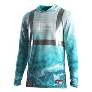 Sweat à capuche de pêche nocturne RISE pour hommes, manches longues, UPF 50+, avec bande réfléchissante pour une activité en plein air en toute sécurité - Product Image 2