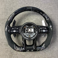 Volant personnalisé en fibre de carbone pour Mercedes Benz Classe S W222 W203 W204 W205 W212 W213 CLS W218 C300 AMG GT