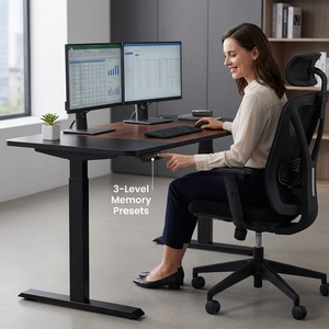 <span class=keywords><strong>Escritorio</strong></span> Eléctrico Extensible para PC AOR PINK con Superficie de Madera y Metal, con LED para Gamers y Oficina, Fácil de Montar - Product Image 3