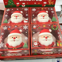 Bonbons mous à la molasses sur le thème de Noël, best-sellers européens et américains, jouet à presser, modèle bonhomme de neige, anti-stress