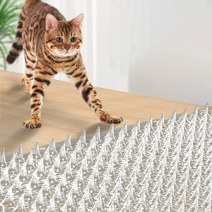 Tapis anti-animaux transparent pour extérieur, pointes anti-chats, protection des plantes, contrôle des animaux, tapis anti-chats, bandes anti-chats - Product Image 1
