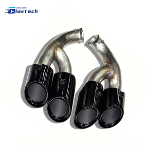 ปลายท่อไอเสียแบบ GTS สไตล์ Quad สำหรับ Porsche Cayenne 958 ปี 2015-2017 แบบ Bolt-on อัพเกรดปลายท่อไอเสีย ติดตั้งง่าย ใช้แทนปลายท่อเดิมได้ - Product Image 3